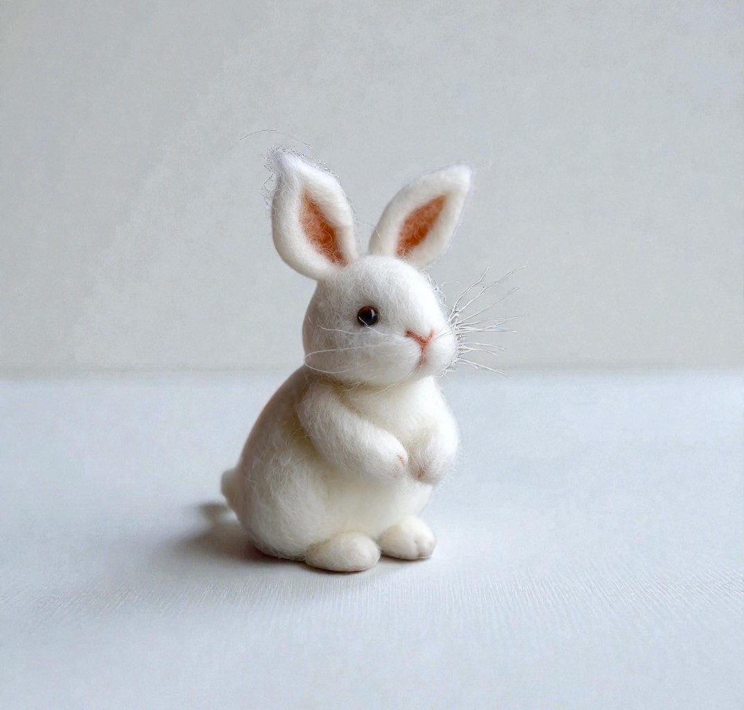 The World of Wool Felt Rabbits