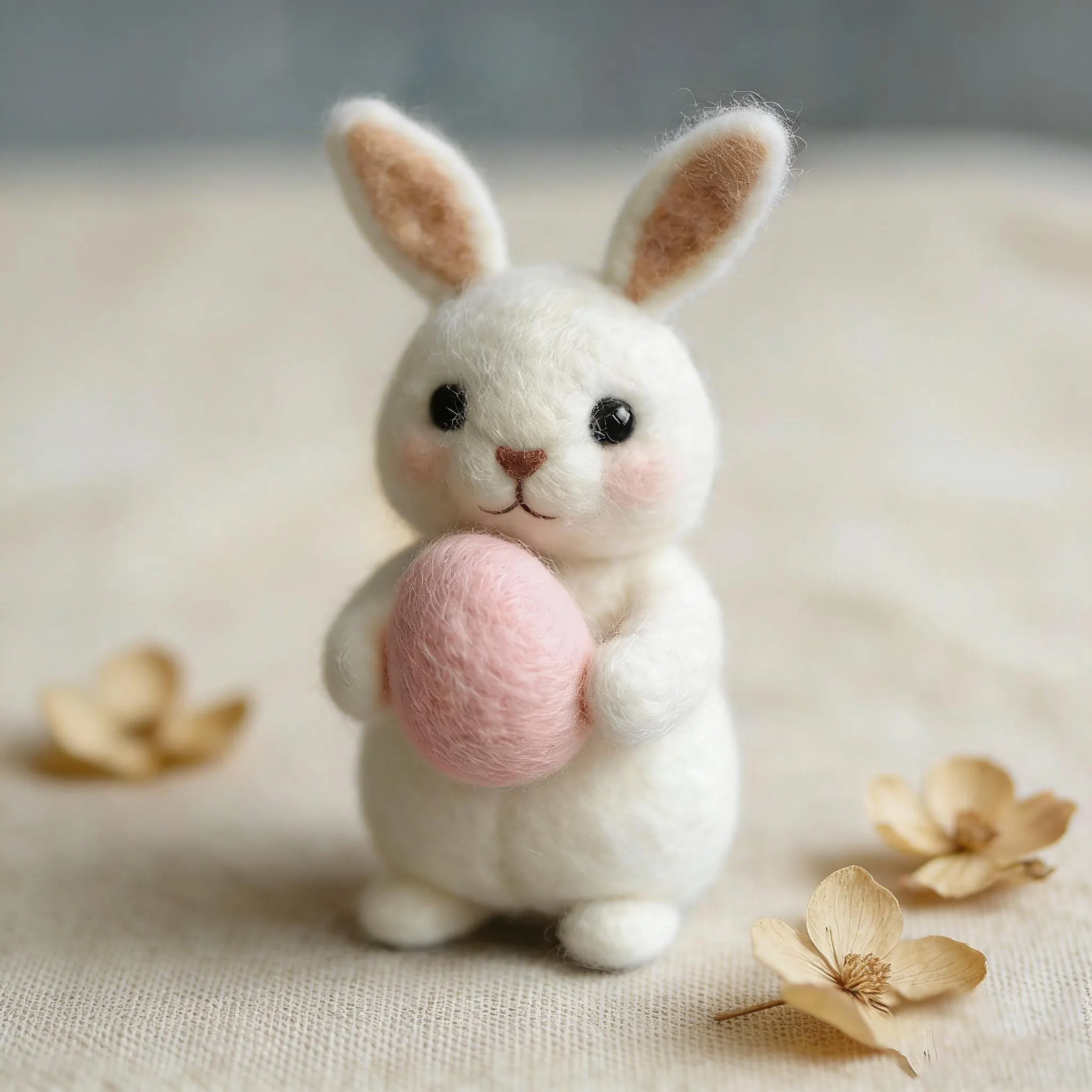 Personalised Felt Wool, Spring Home Decor, Cute Tabletop Ornament