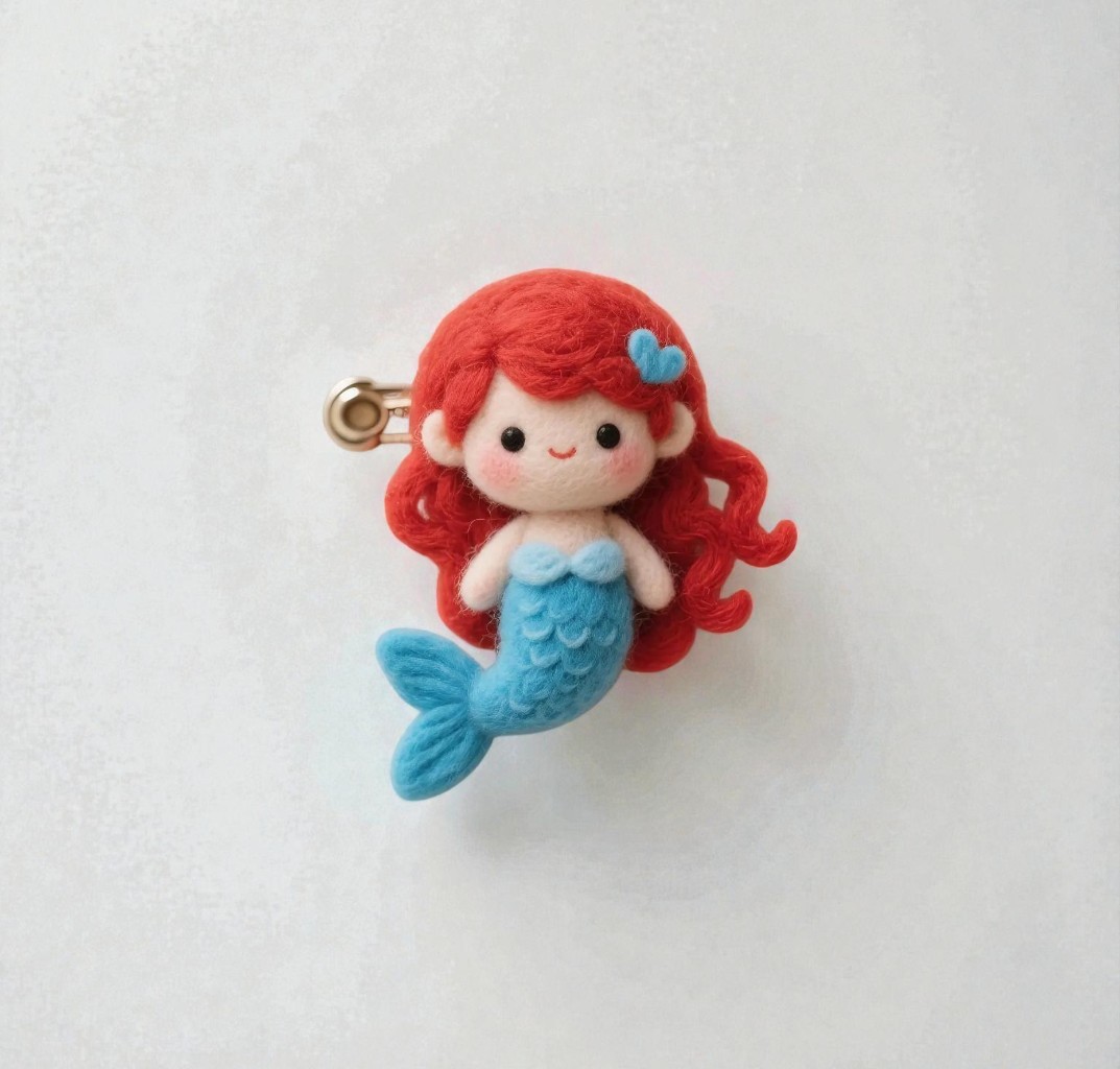 Wool Felt Brooch