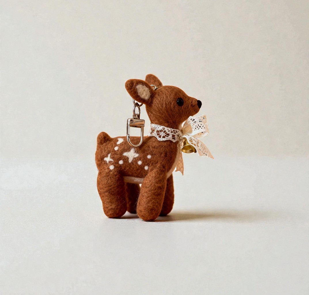 Wool Felt Keychain
